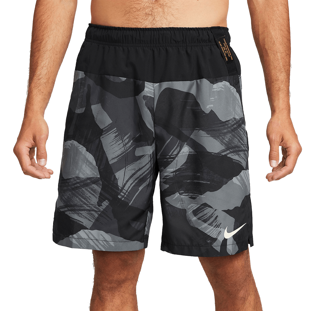 M nk df flx wvn shrt 9in camo