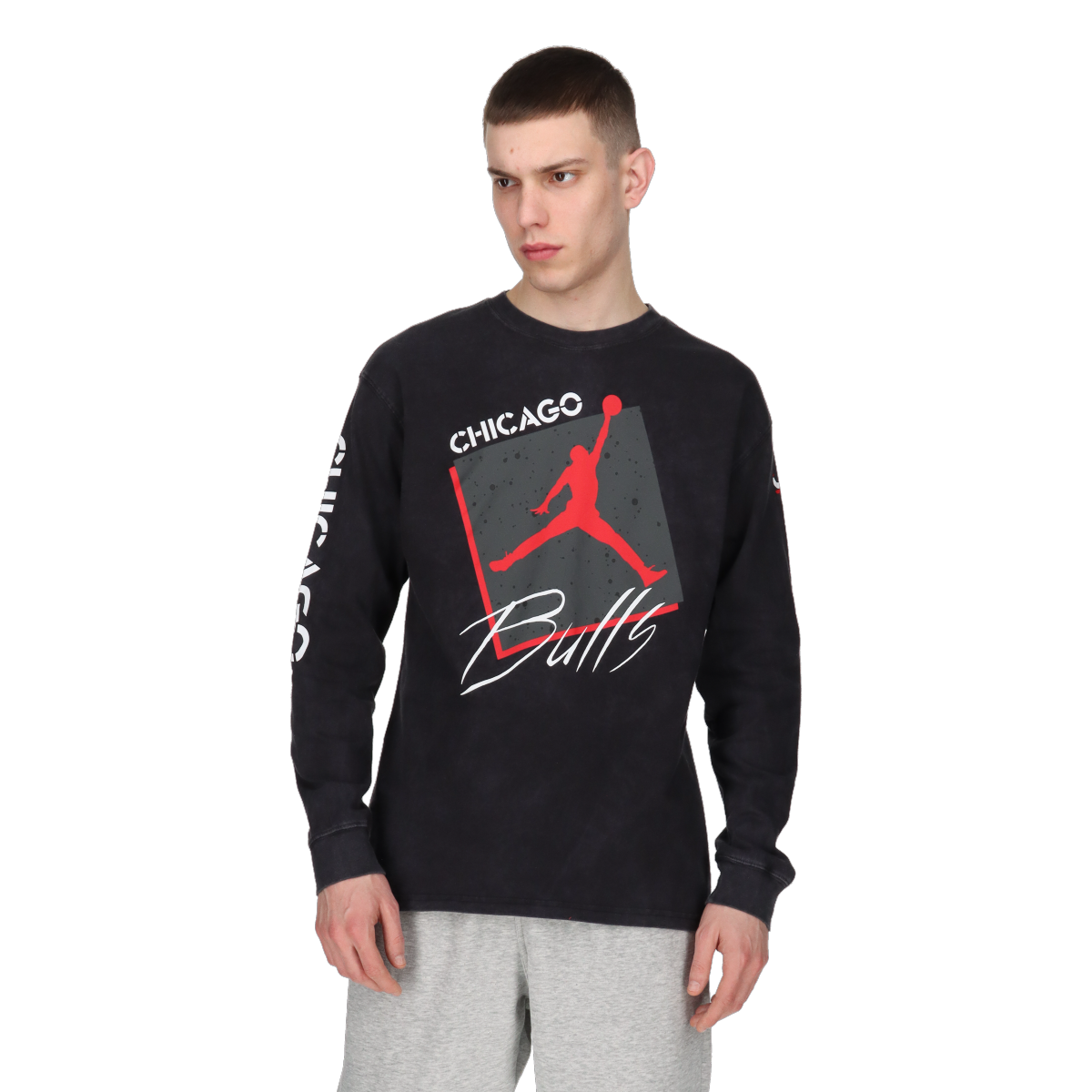CHI M NK CTS STMT MAX90 LS TEE