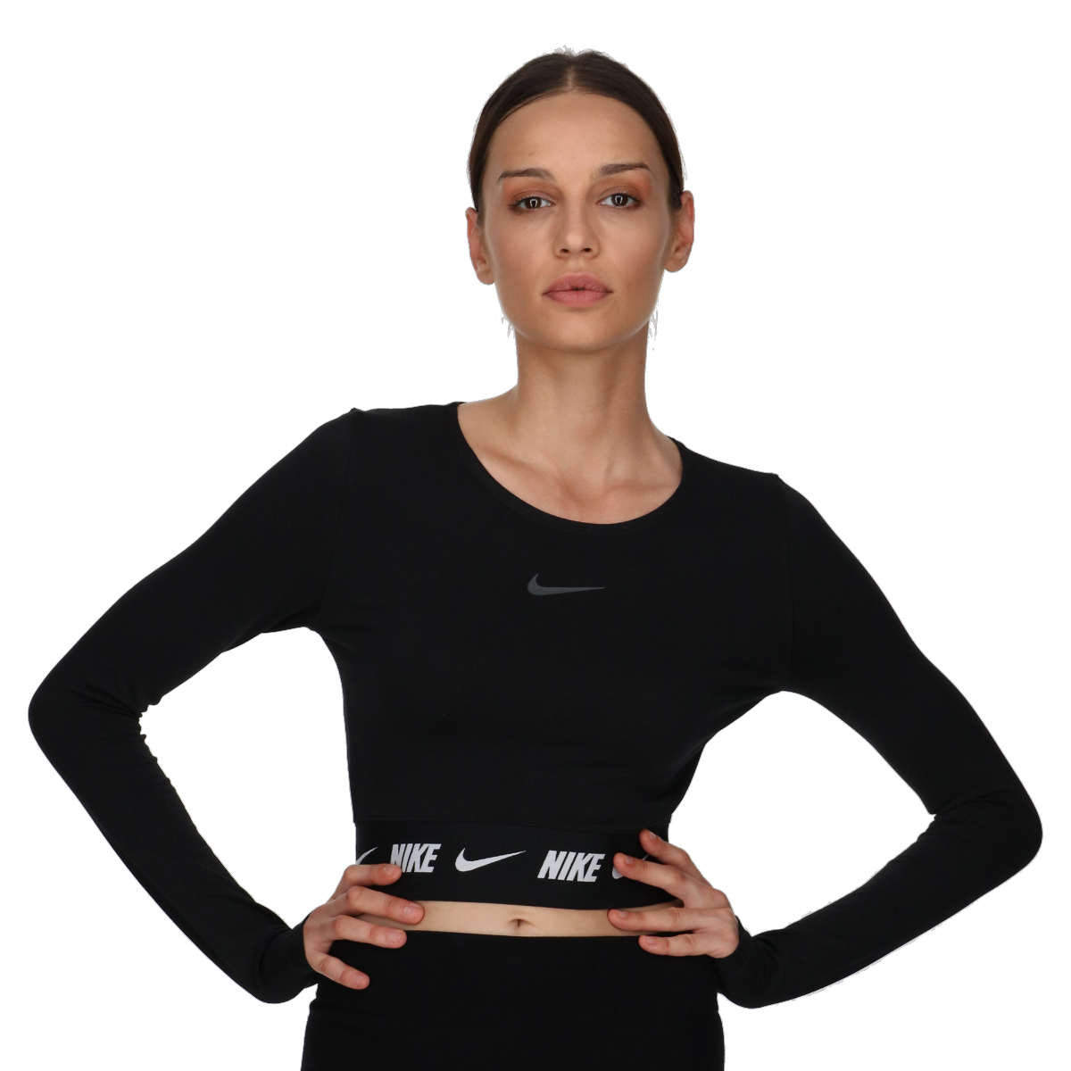 W NSW CROP TAPE LS TOP CROP imagine noua
