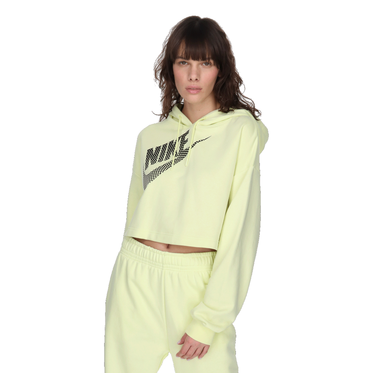 W NSW FLC PO HOODIE CROP DNC CROP imagine 2022