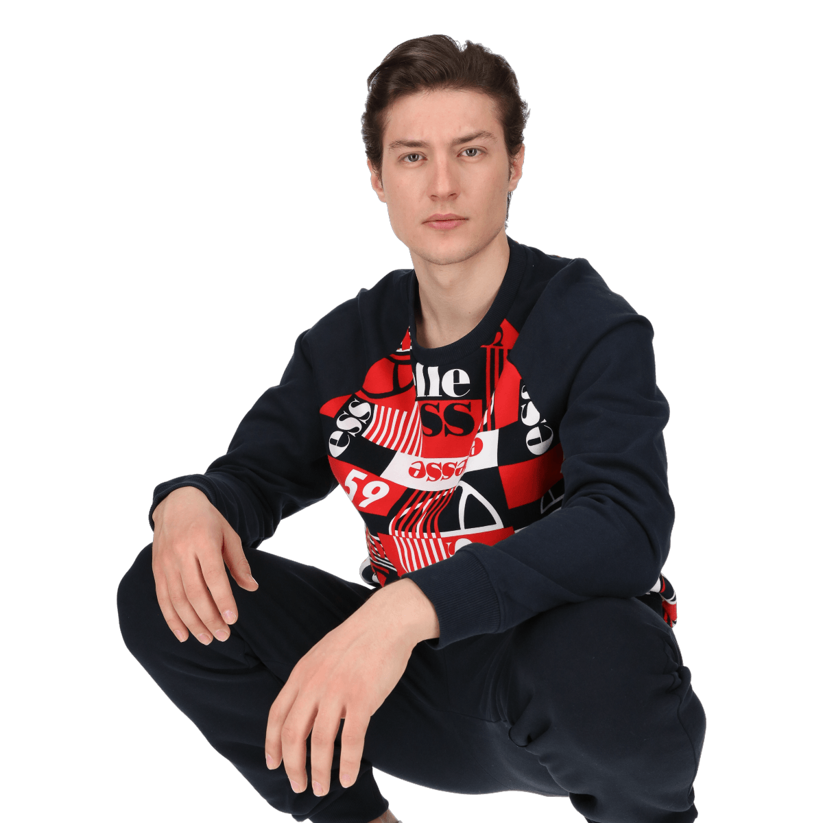 MENS ITALIA CREWNECK CREWNECK imagine noua