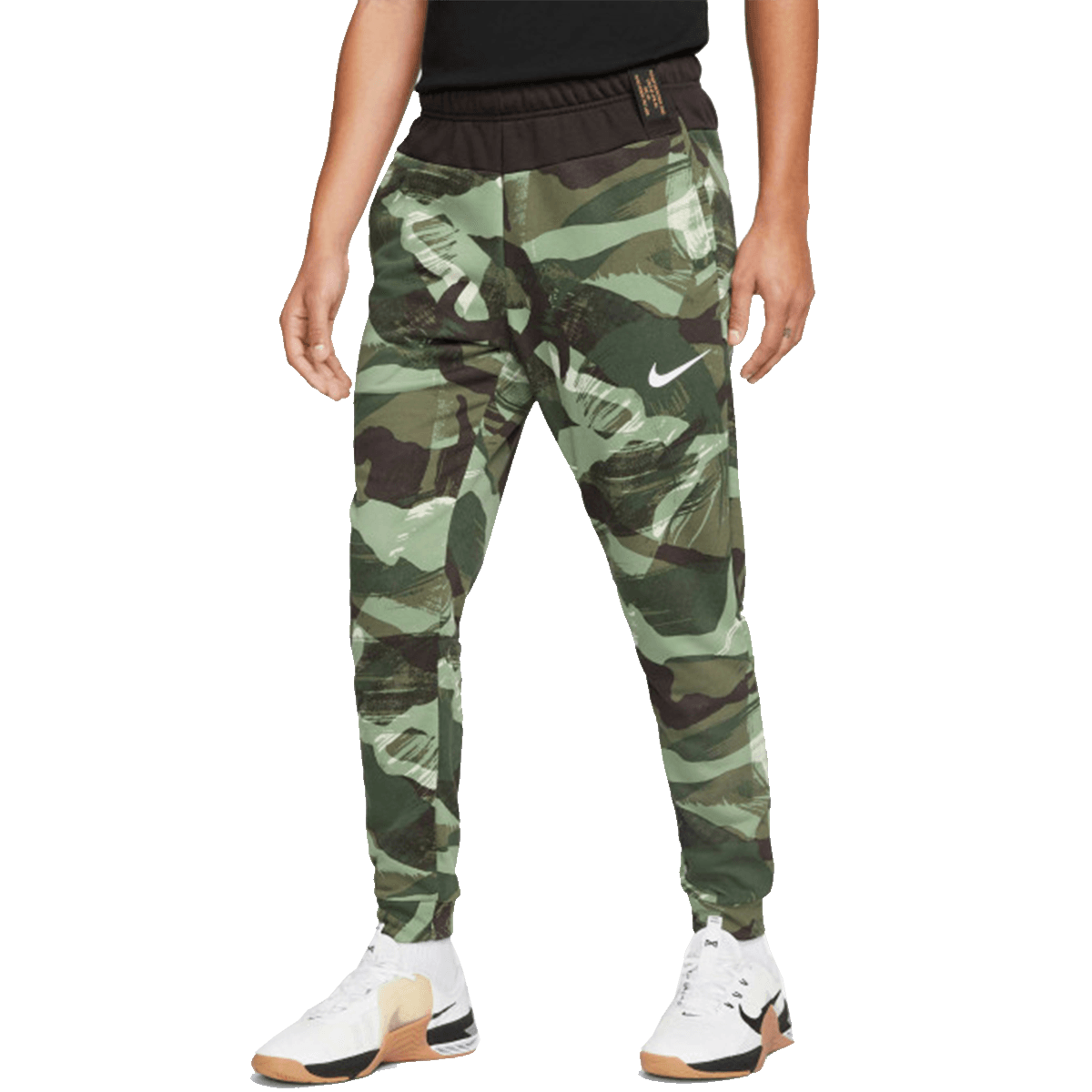 M NK DF FLC PANT TAPER CAMO