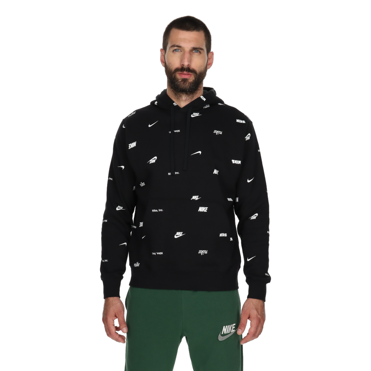 M nk club+ bb po aop hoodie