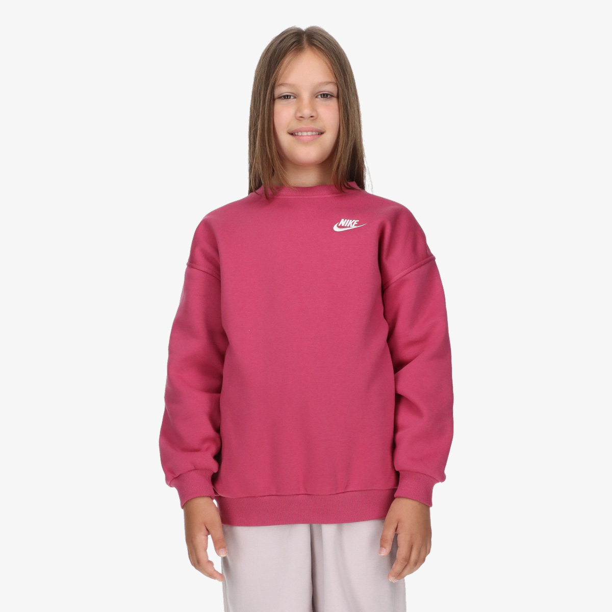 Nike Hanorac G NSW CLUB FLC OVRSZD CREW LBR | SportVision Romania