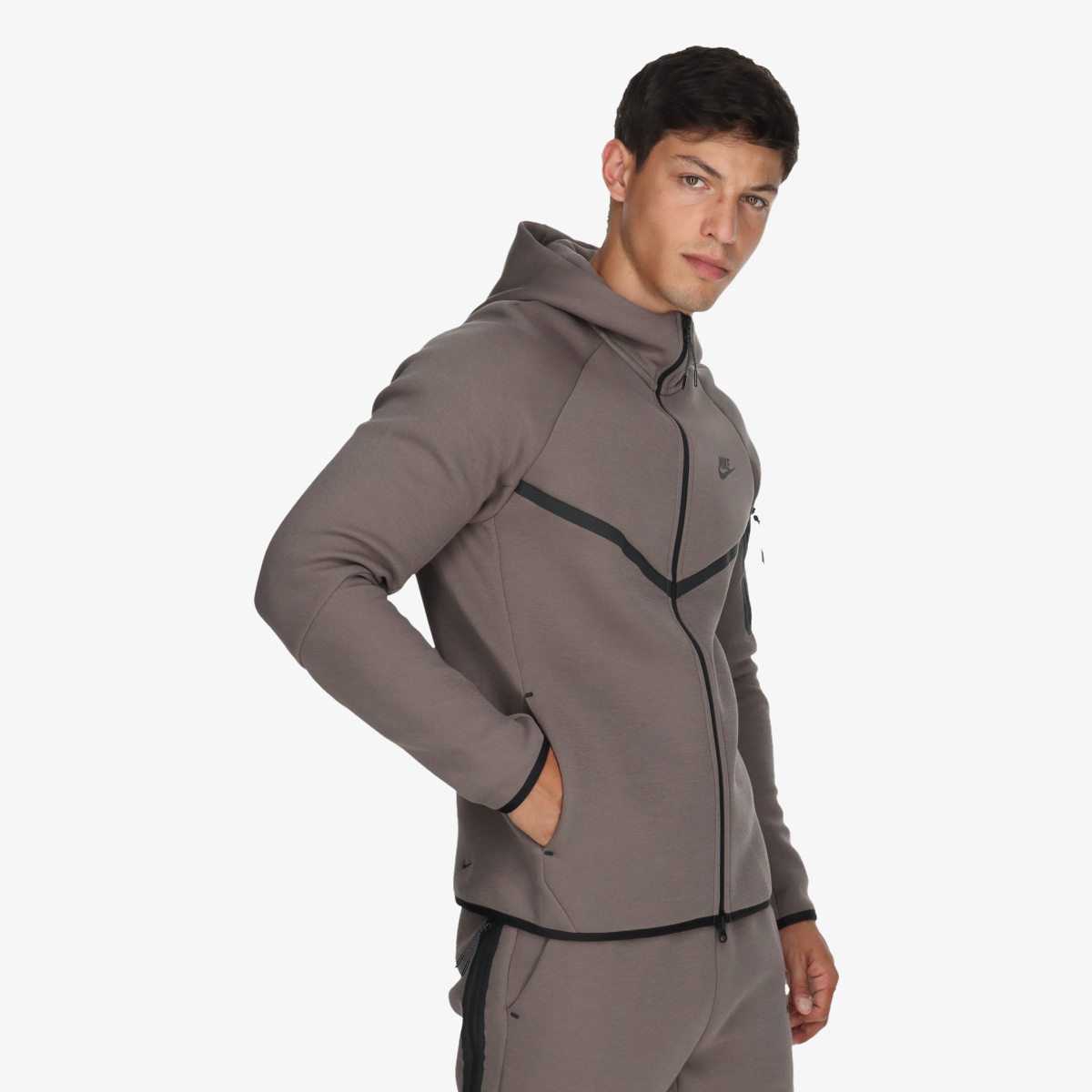 Nike Hanorac M NK TCH FLC FZ WR HOODIE | SportVision Romania