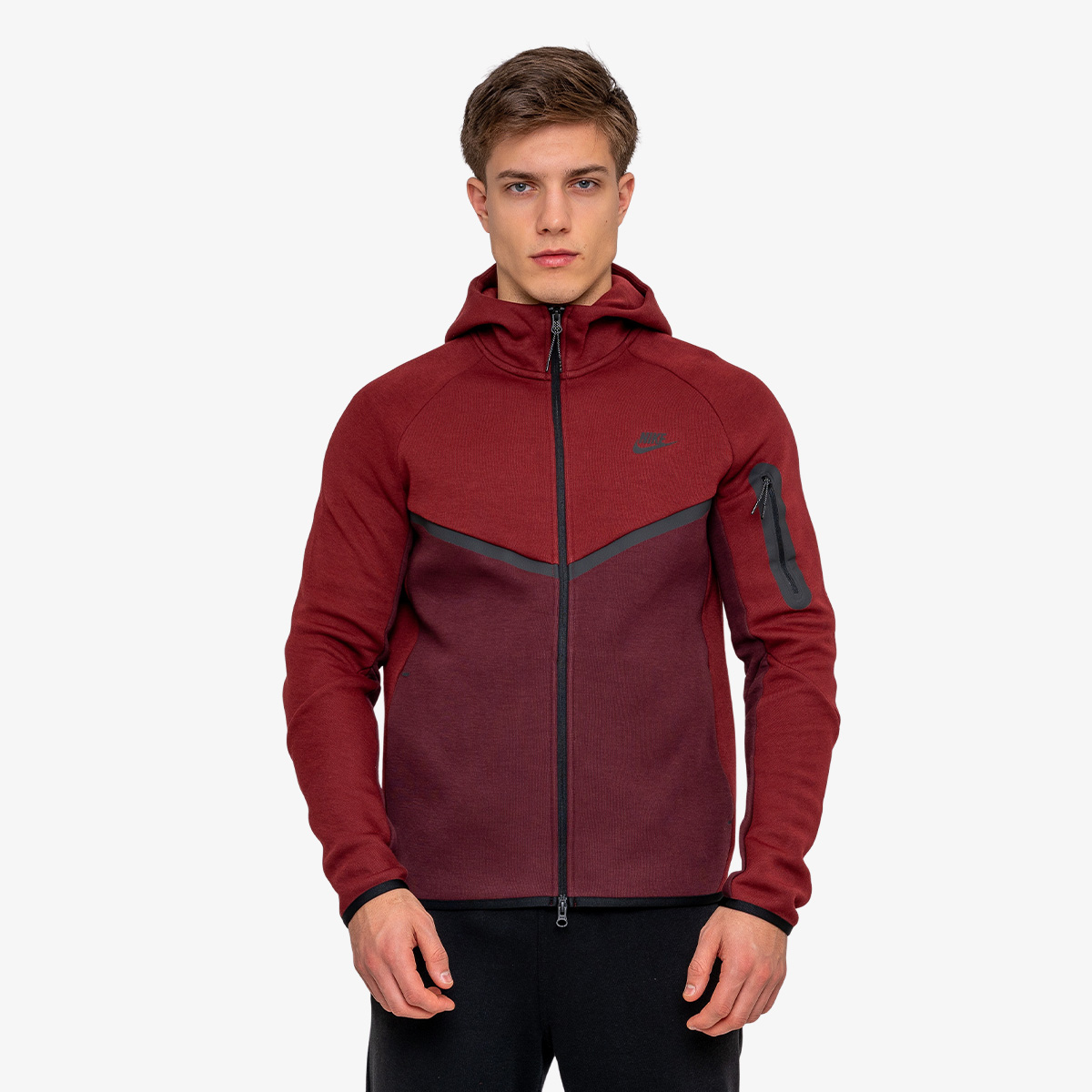Nike Hanorac M NK TCH FLC FZ WR HOODIE | SportVision Romania