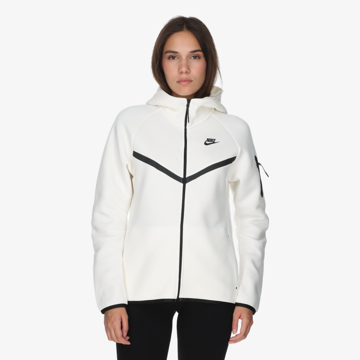 Nike Hanorac W NSW TCH FLC WR FZ HDY 2 | SportVision Romania