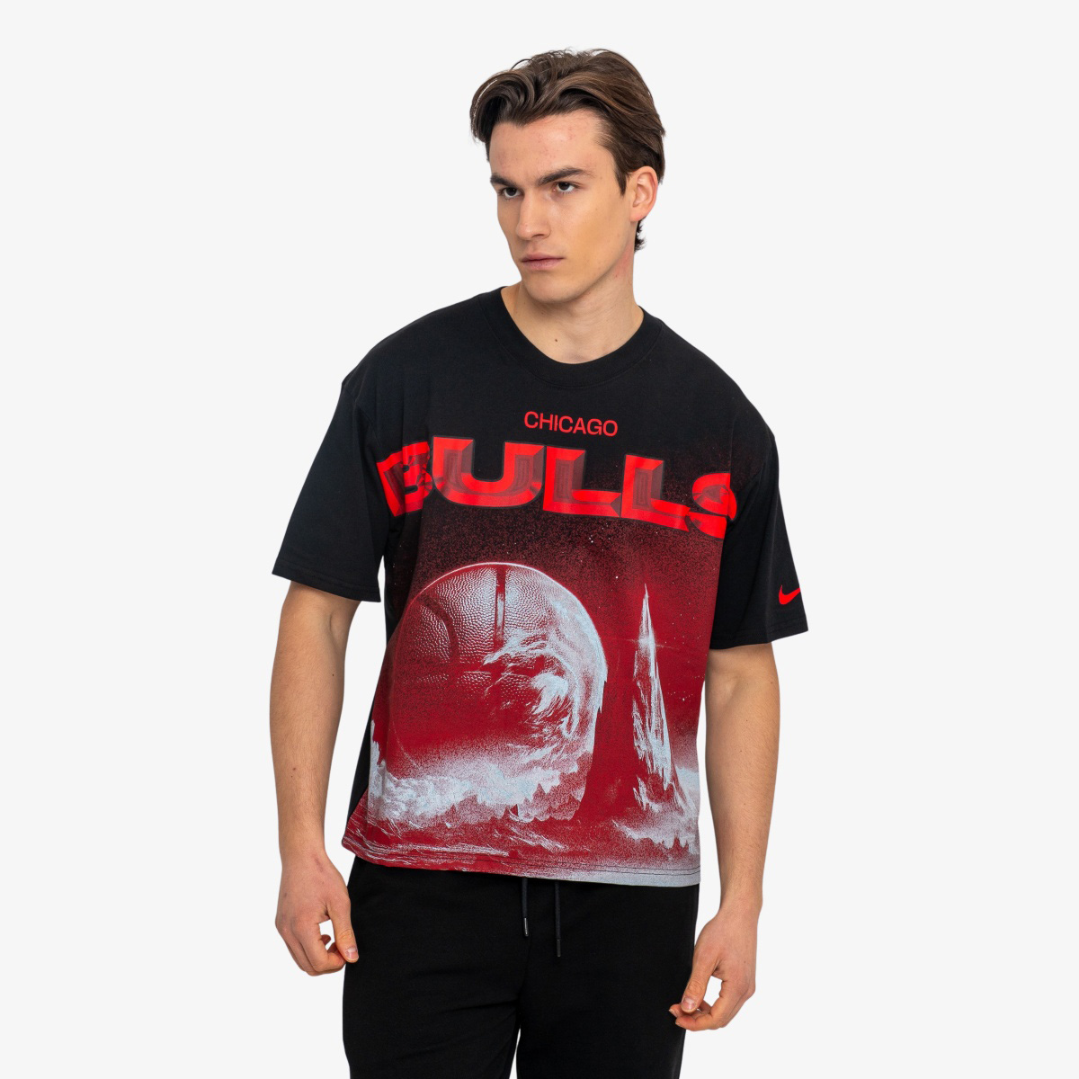 Nike Tricou Chicago Bulls Courtside | SportVision Romania