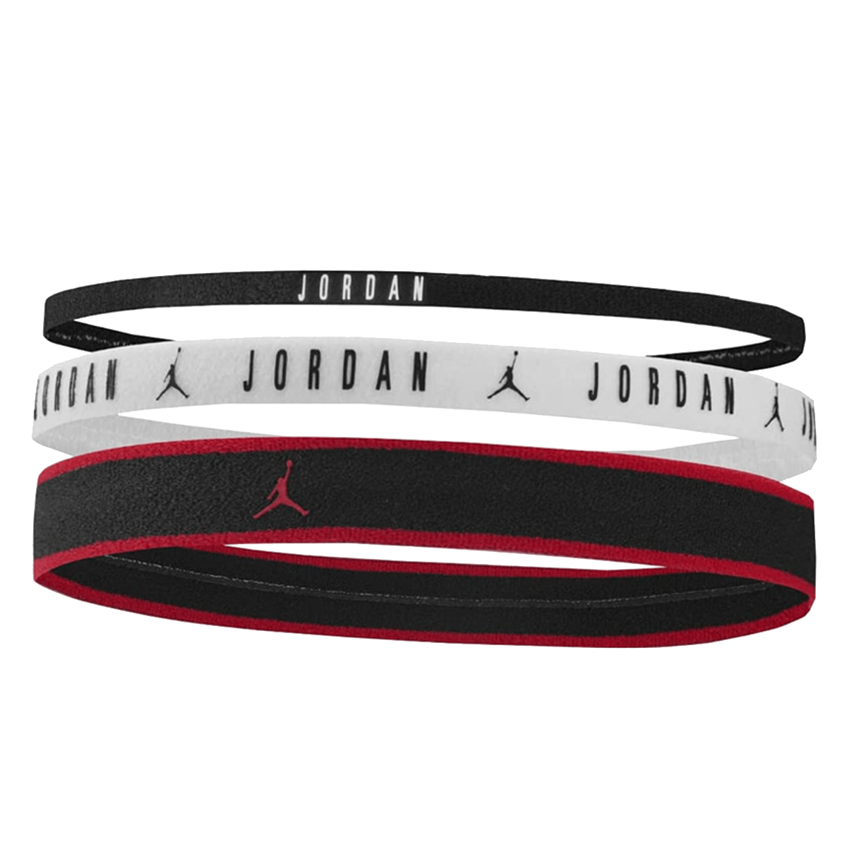 JORDAN ELASTIC MIXED WIDTH 3 PK BLACK/WH Bandă