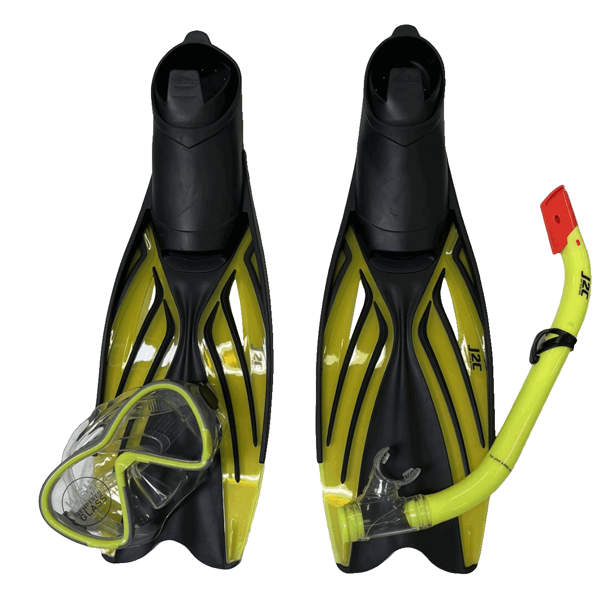 SET MASK SNORKEL AND FINS And