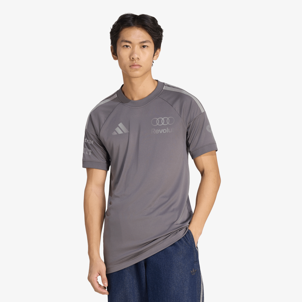 AUDI FORMULA ONE TEAM ドライバー ジャージー 半袖 L adidas Tricou Audi Formula One Team Driver | SportVision Romania