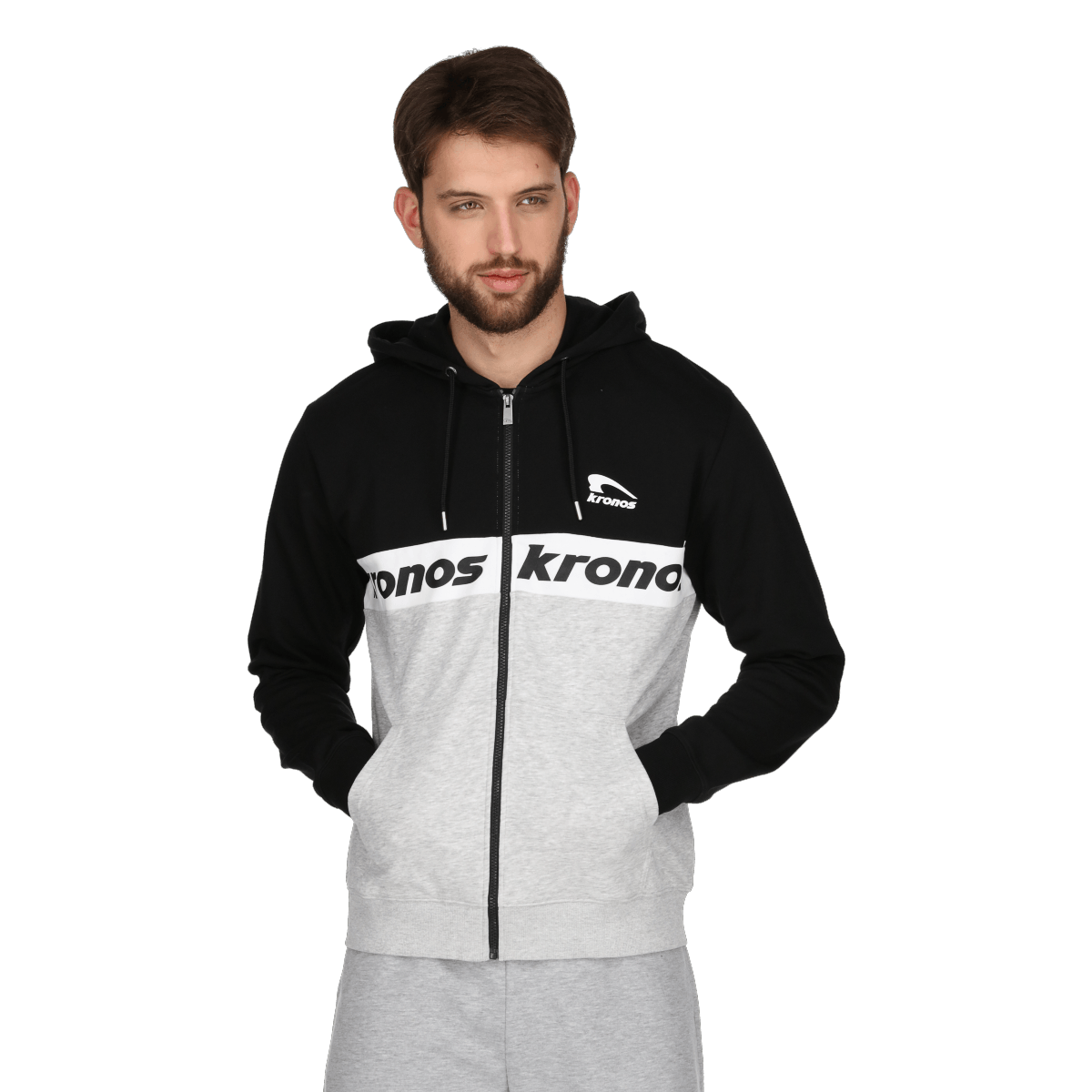 KRONOS MENS FULL ZIP HOODY