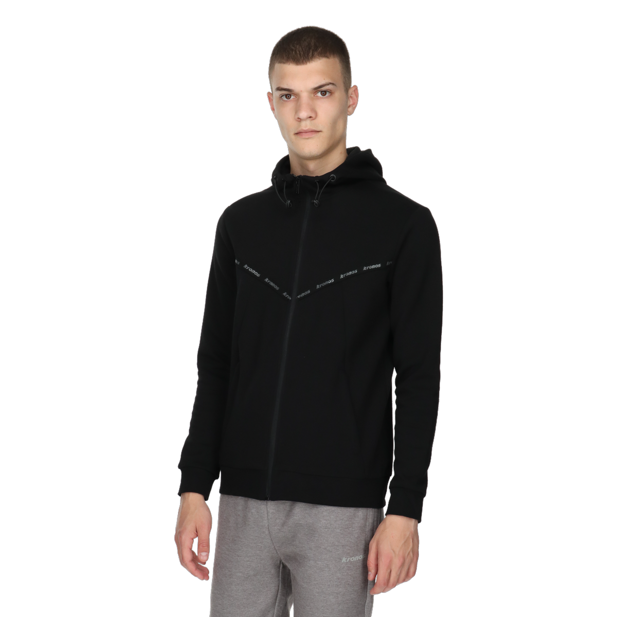 KRONOS MENS FULL ZIP HOODY Full imagine noua