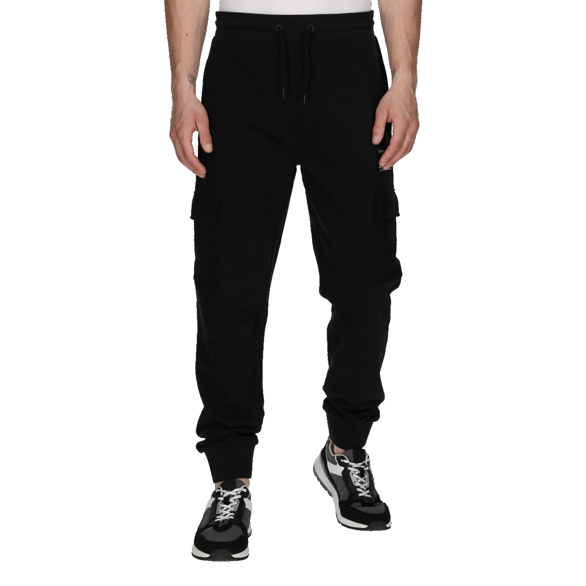Black london cuffed pants