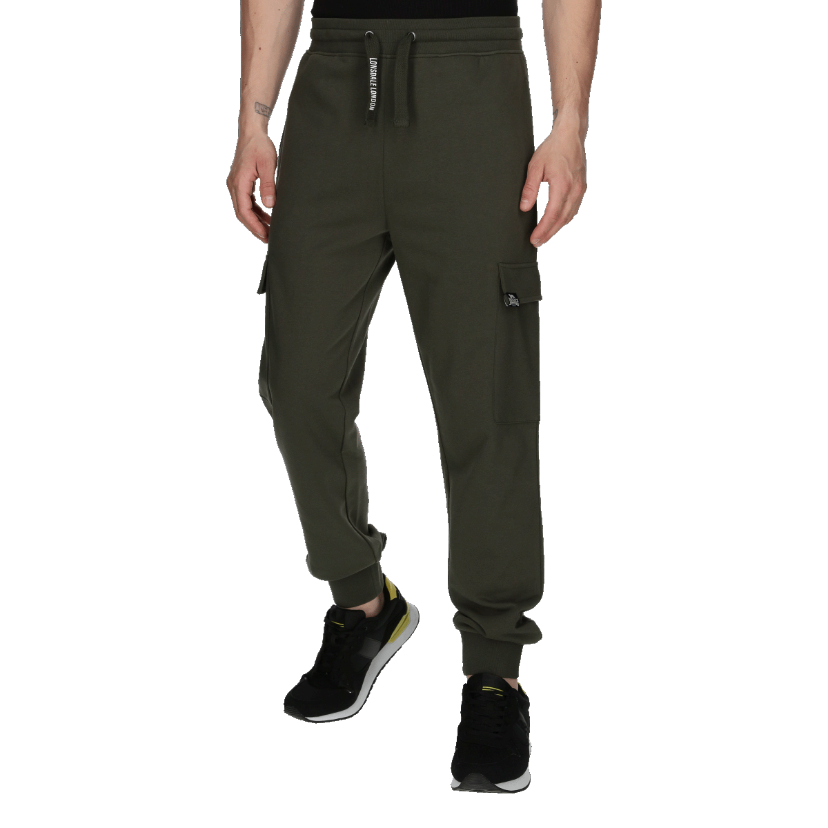 Camo cargo cuffed pants