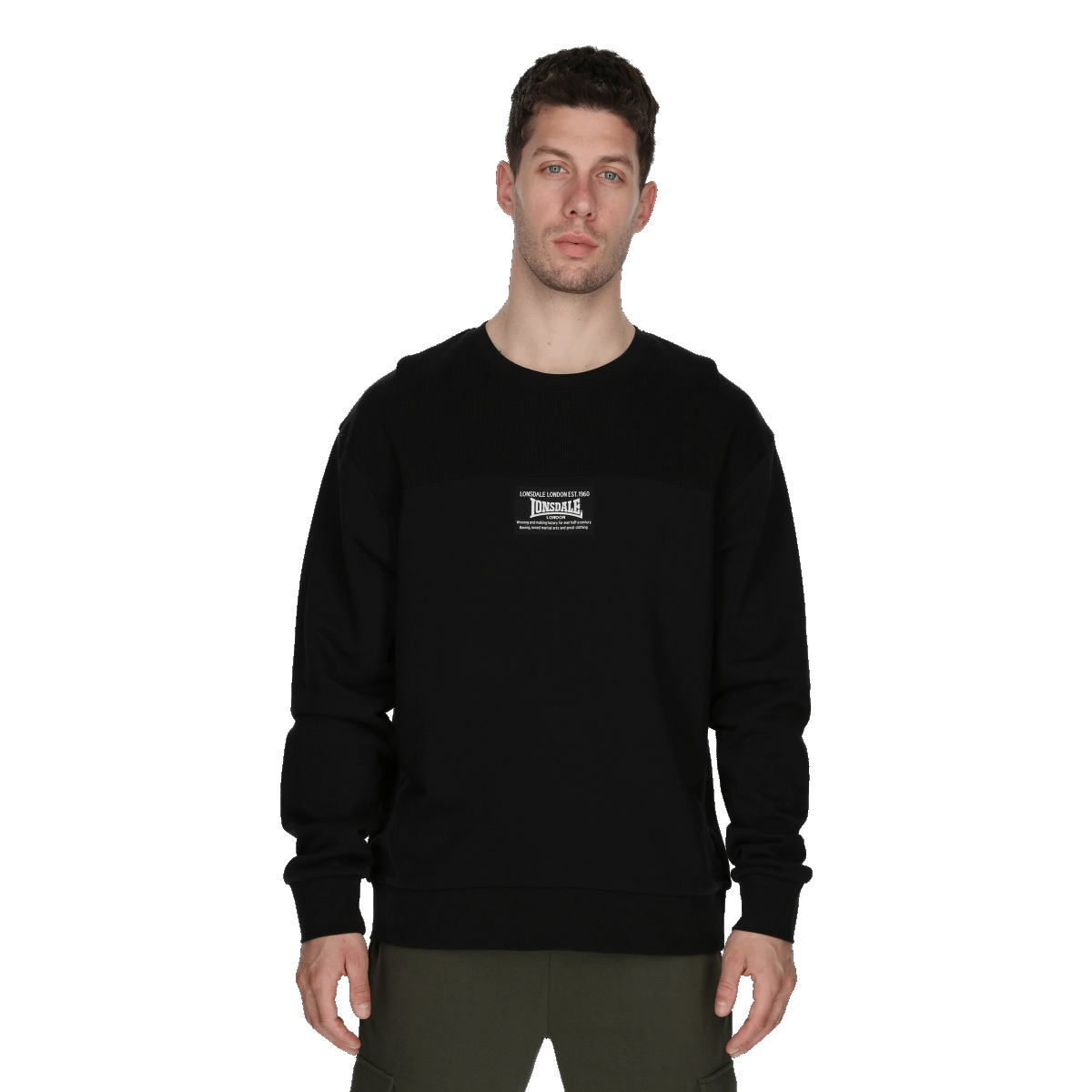 Black london crewneck