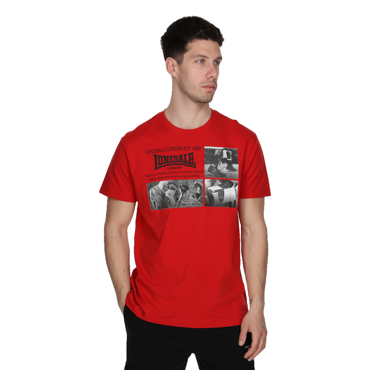 Print T-Shirt LONSDALE imagine noua