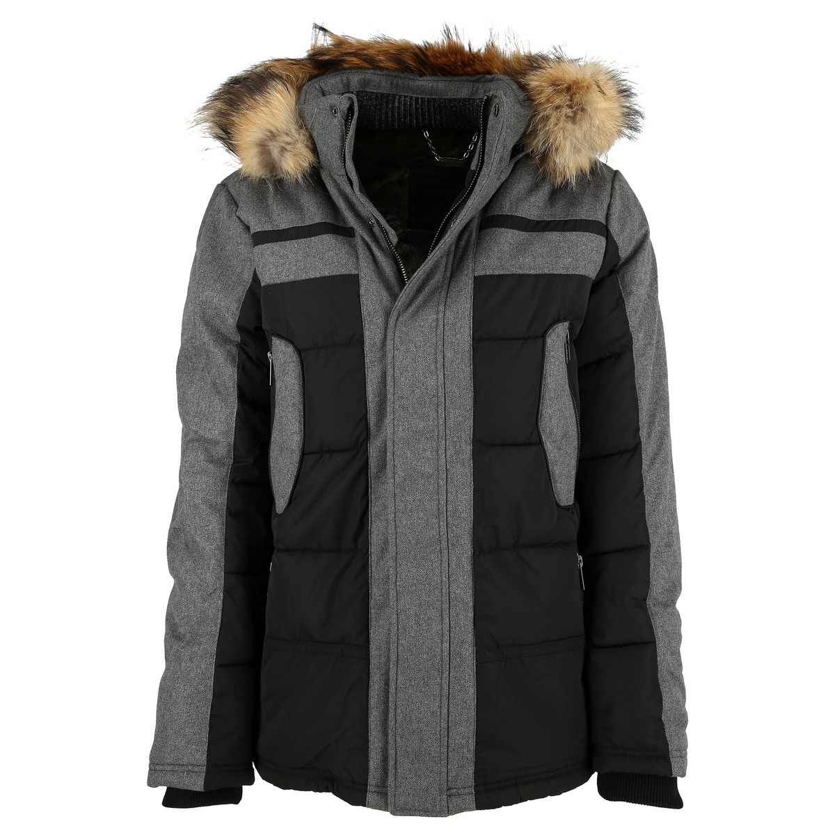LUSSARI MEN JACKET WITH FUR Fur imagine noua