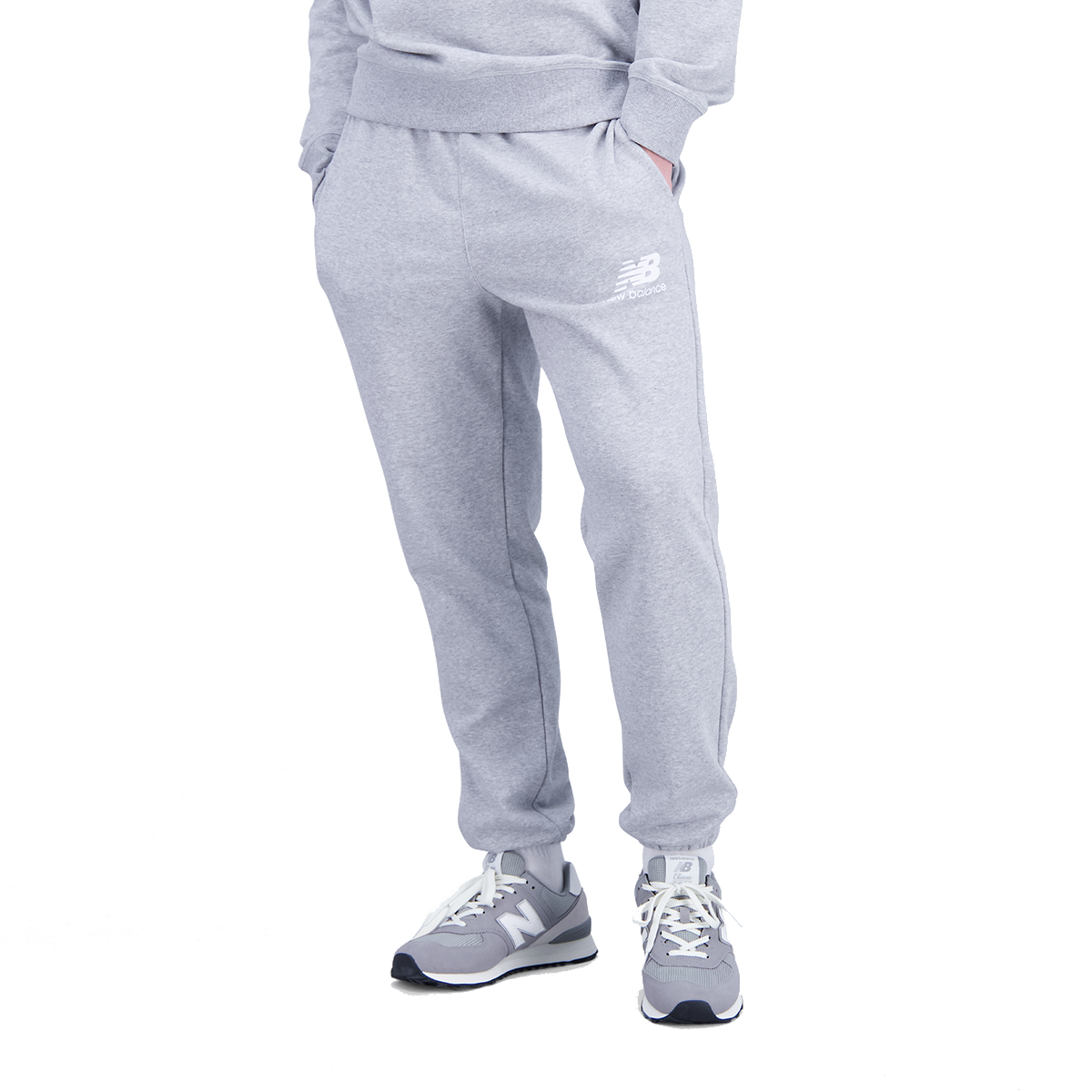 Essentials Stacked Logo French Terry Swe Essentials