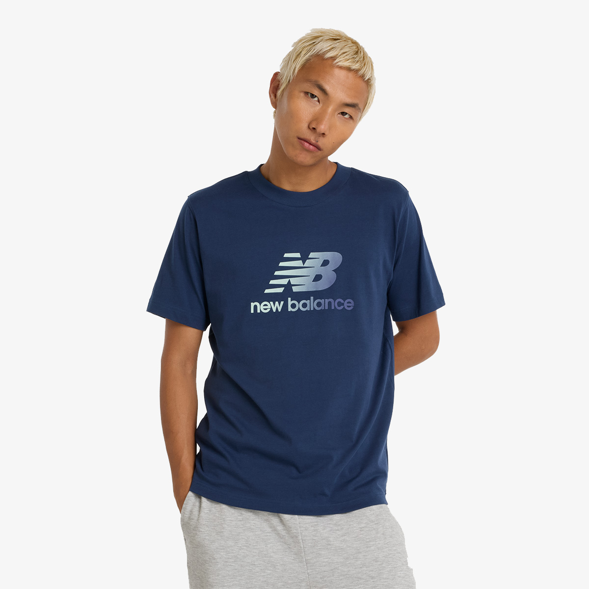 New Balance Tricou Sport Essentials Gradient Logo T-Shirt