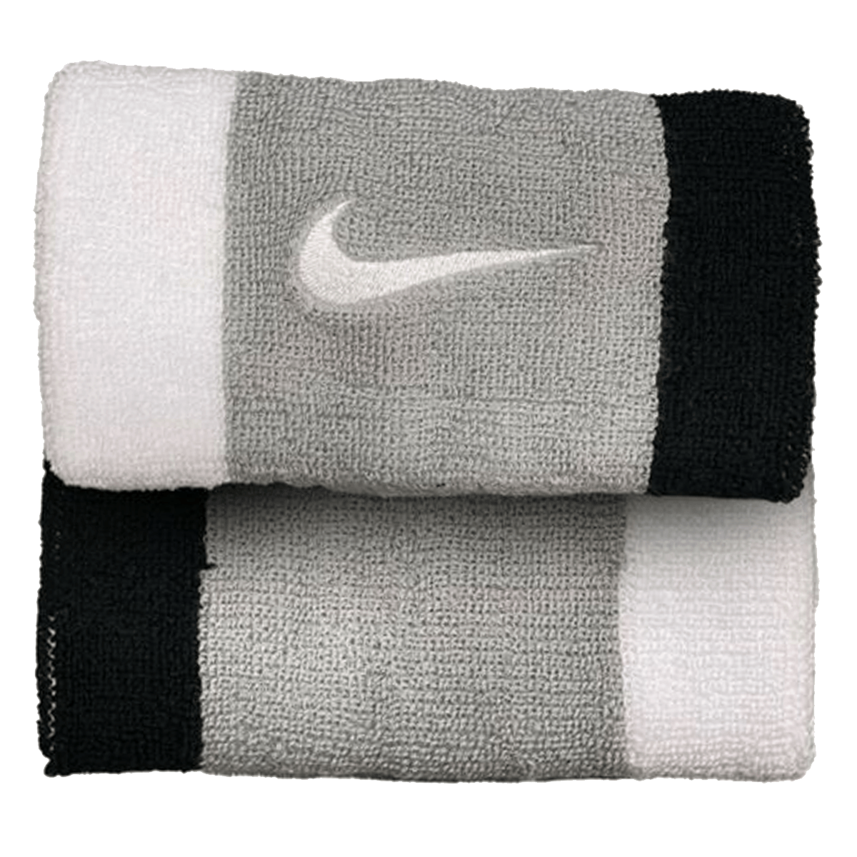 NIKE SWOOSH DOUBLEWIDE WRISTBANDS 2 PK L Banderola imagine noua