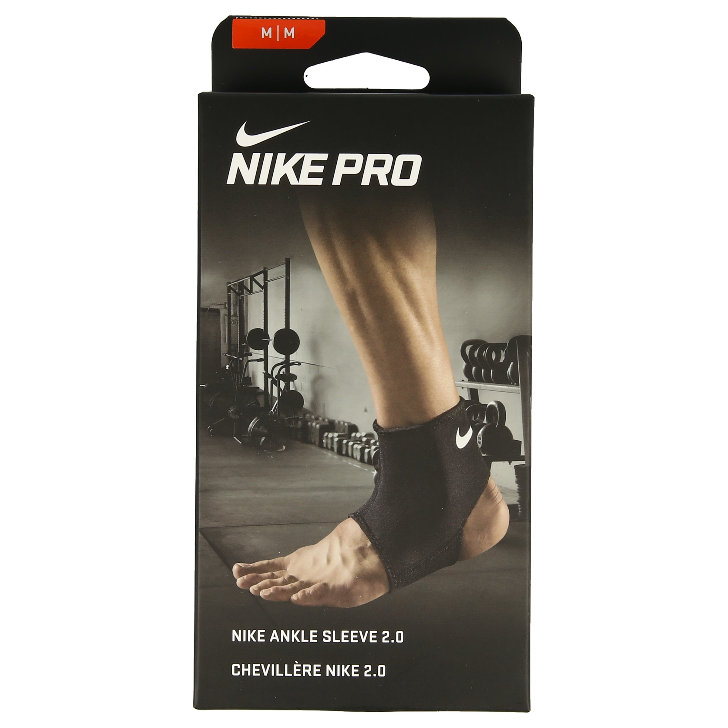 NIKE PRO ANKLE SLEEVE 2.0 M BLACK/WHITE 2023 ❤️ Pret Super sportvision.ro imagine noua 2022