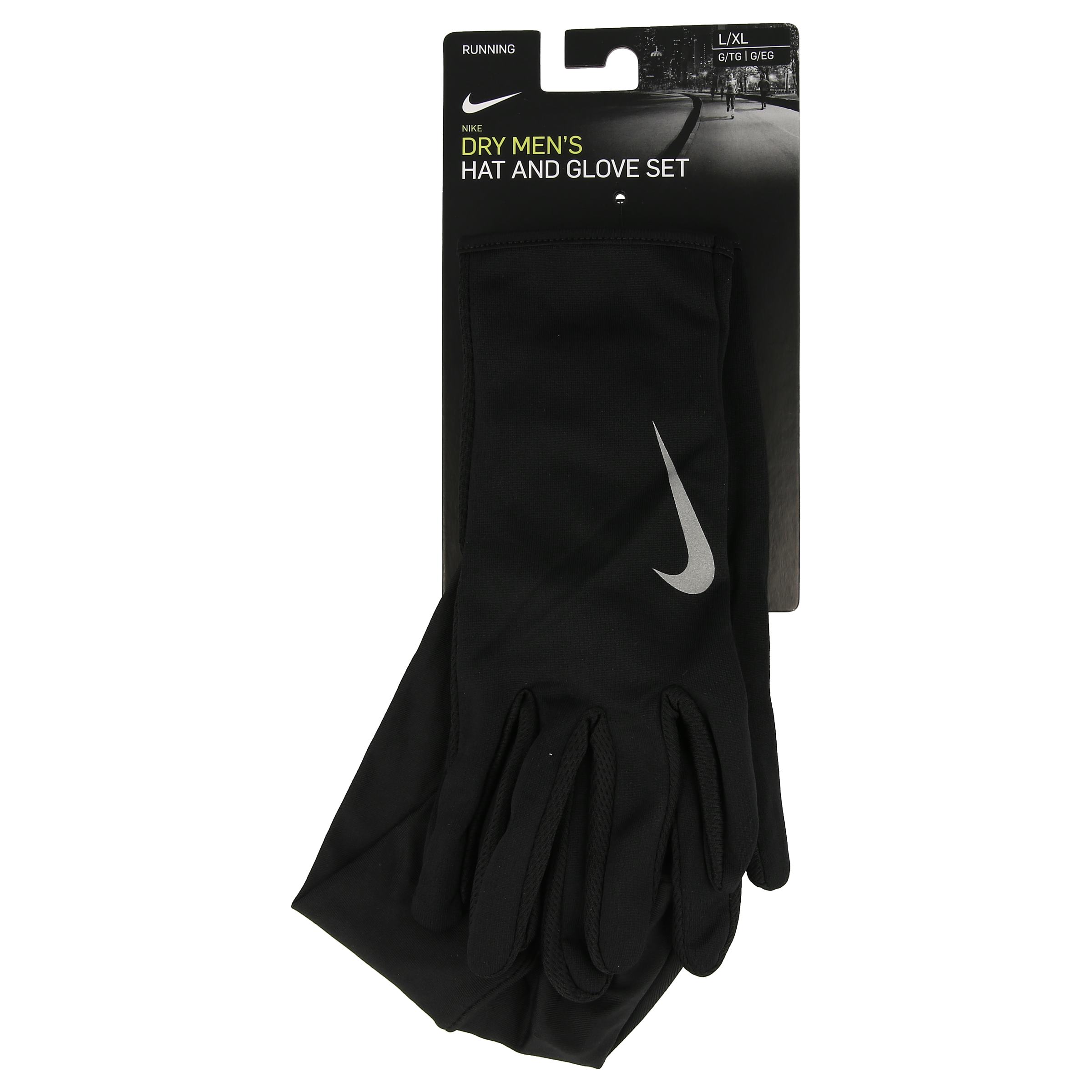 MEN’S NIKE RUN DRY HAT AND GLOVE SET L/X And