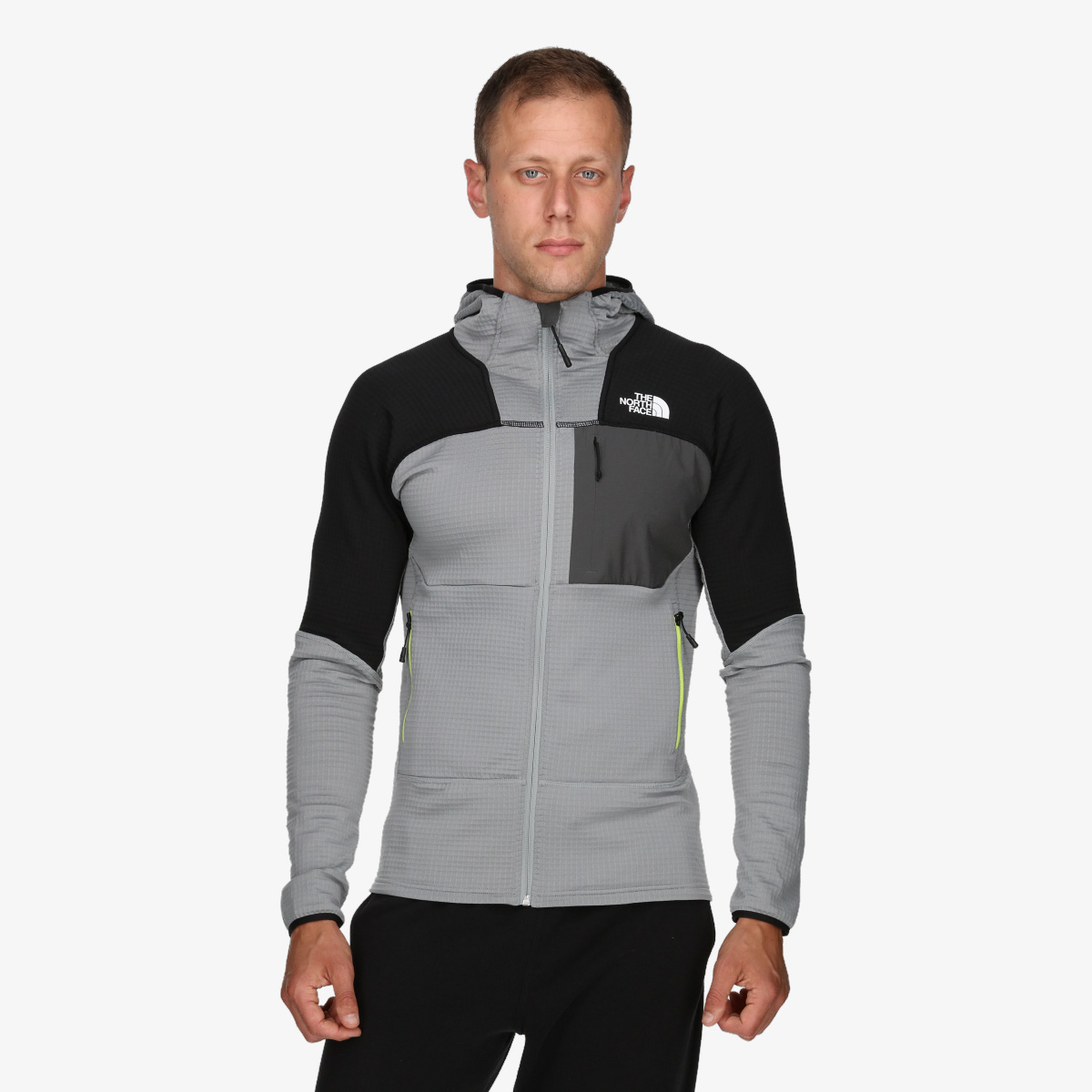 The North face Hanorac M STORMGAP POWERGRID HOODIE MONUMENT GRE