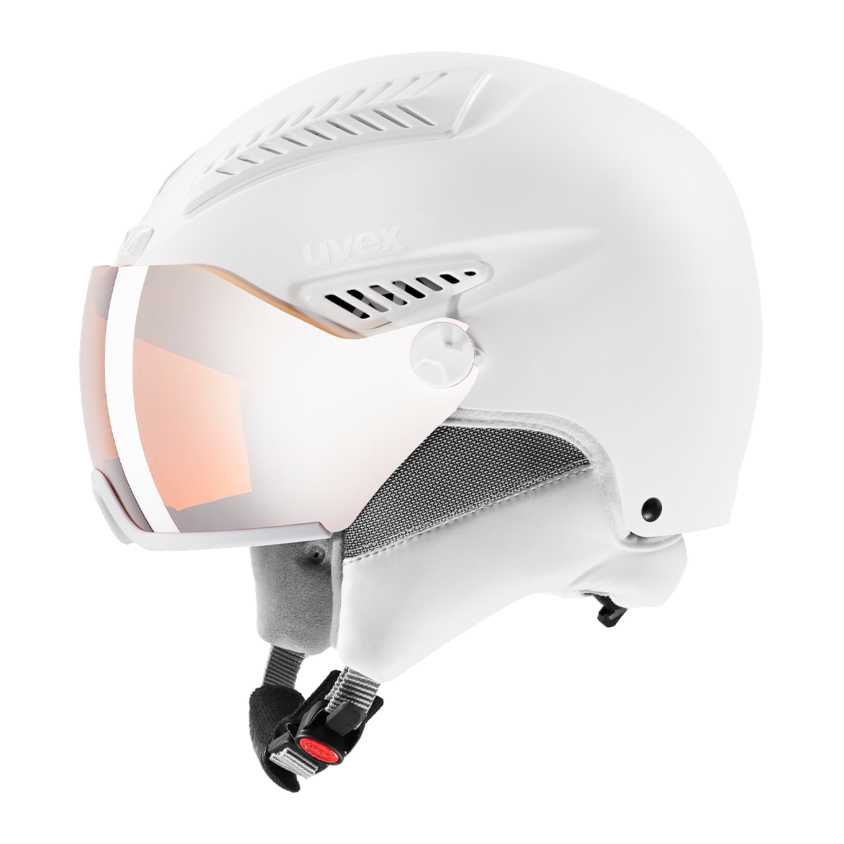 uvex hlmt 600 visor all white mat 55-57 55-57 imagine 2022