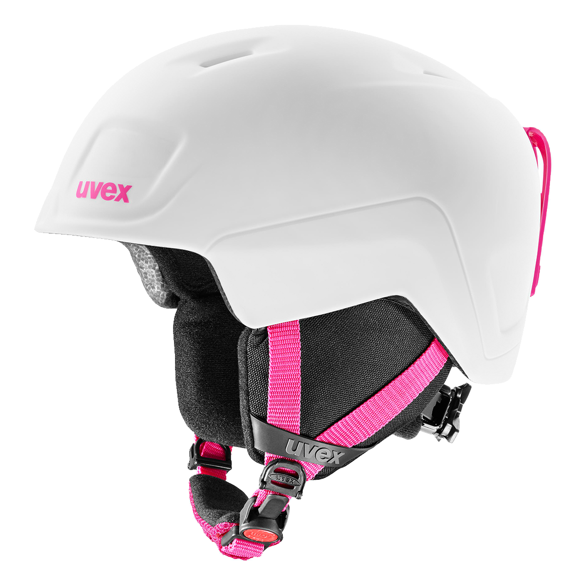 uvex heyya pro white – pink mat 54-58 54-58 imagine noua