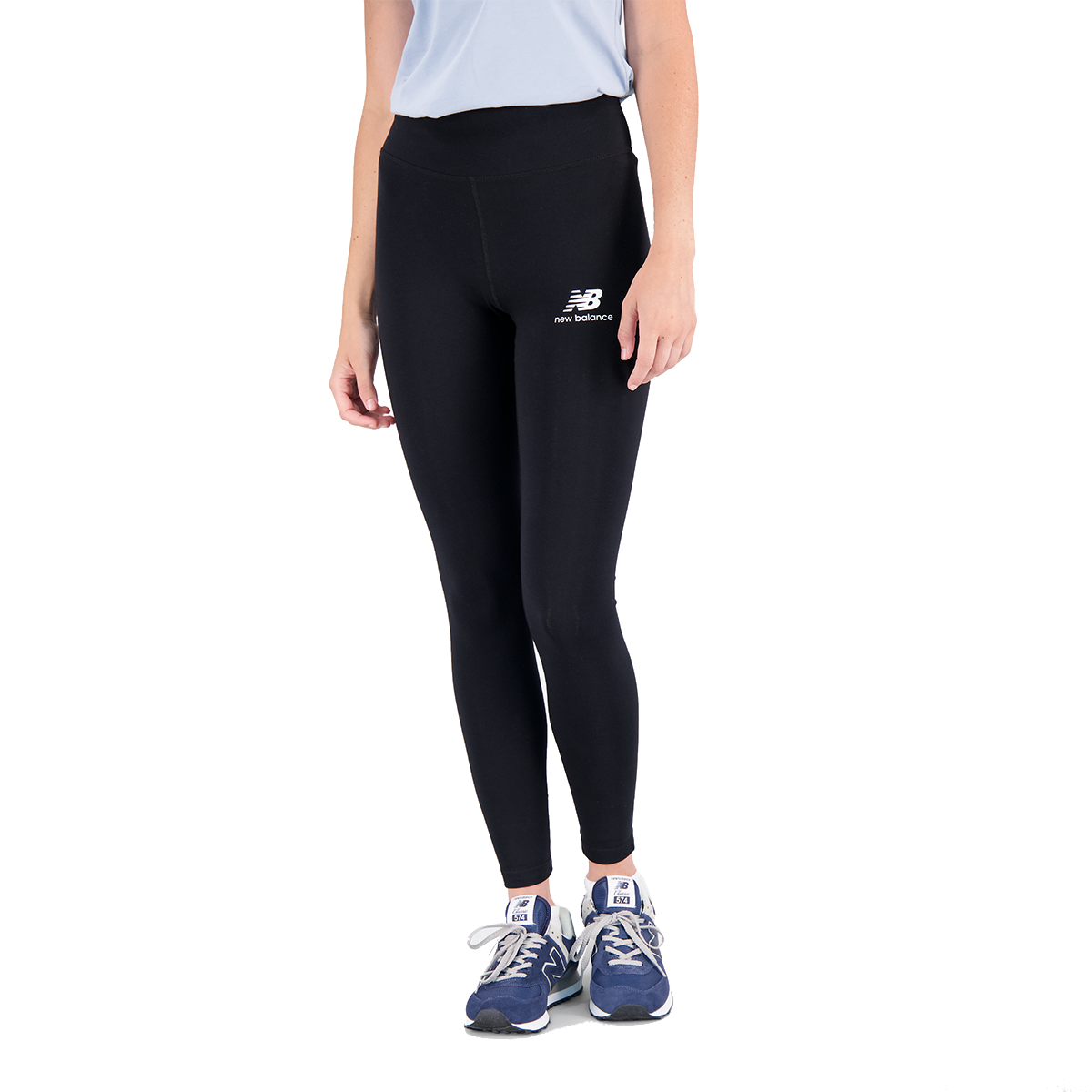 Essentials stacked logo cotton legging