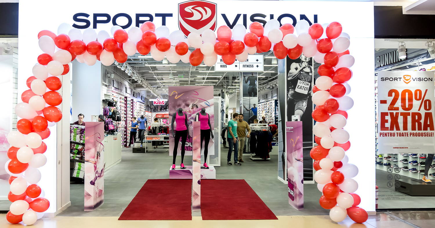 Sport Vision deschis Iulius Mall Iasi, primul magazin din nord-estul tarii SportVision Romania