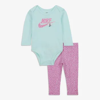NIKE Set Notebook Printed Bodysuit and Leggings Set 