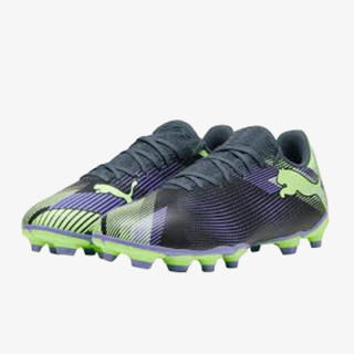 Puma Ghete de fotbal FUTURE 7 PLAY FG/AG - Gray Skies-Elektro 