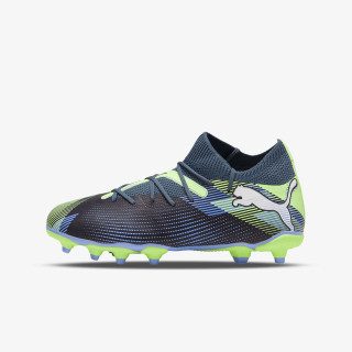 Puma Ghete de fotbal FUTURE 7 MATCH FG/AG Jr - Gray Skies-PUM 