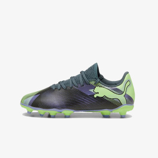 Puma Ghete de fotbal FUTURE 7 PLAY FG/AG Jr - Gray Skies-Elek 