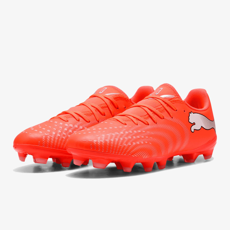Puma Ghete de fotbal FUTURE 9 PLAY FG/AG Glowing Red-PUMA Whi 