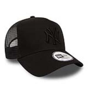 New Era Sapca New York Yankees Clean Black A-Frame Trucker Cap <br /> 