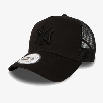 New Era Sapca New York Yankees Clean Black A-Frame Trucker Cap  