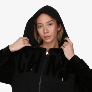 Champion Hanorac LADY VELOUR FULL ZIP HOODY 