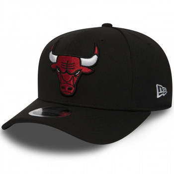 New Era Sapca Chicago Bulls Black 9FIFTY Stretch Snap Cap 