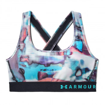 Armour Mid Crossback Printed Bra