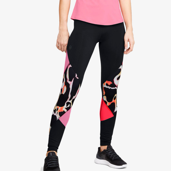 Under Armour Colanti UA RUSH PRINT COLOR BLOCK LEGGINGS 