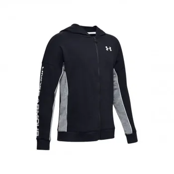 UNDER ARMOUR Tricou maneca lunga RIVAL TERRY FZ 