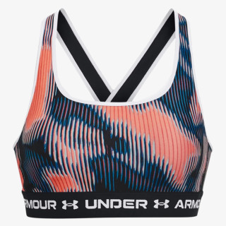 UNDER ARMOUR Bustiera Armour Mid Crossback Printed Sports Bra 