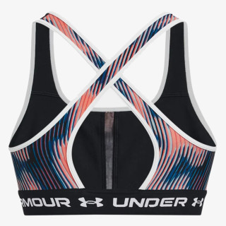 UNDER ARMOUR Bustiera Armour Mid Crossback Printed Sports Bra 
