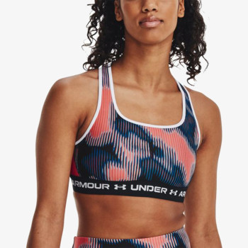 UNDER ARMOUR Bustiera Armour Mid Crossback Printed Sports Bra 