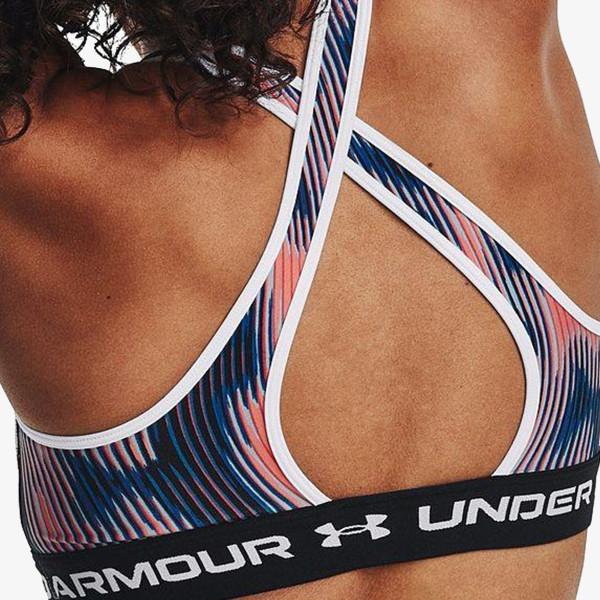 UNDER ARMOUR Bustiera Armour Mid Crossback Printed Sports Bra 