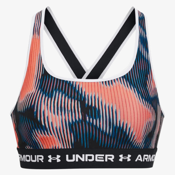 UNDER ARMOUR Bustiera Armour Mid Crossback Printed Sports Bra 