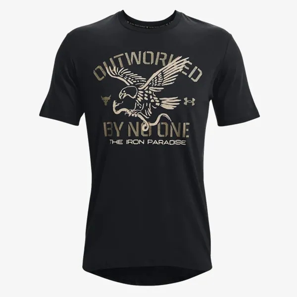 UNDER ARMOUR Tricou UA Project Rock Outworked SS 